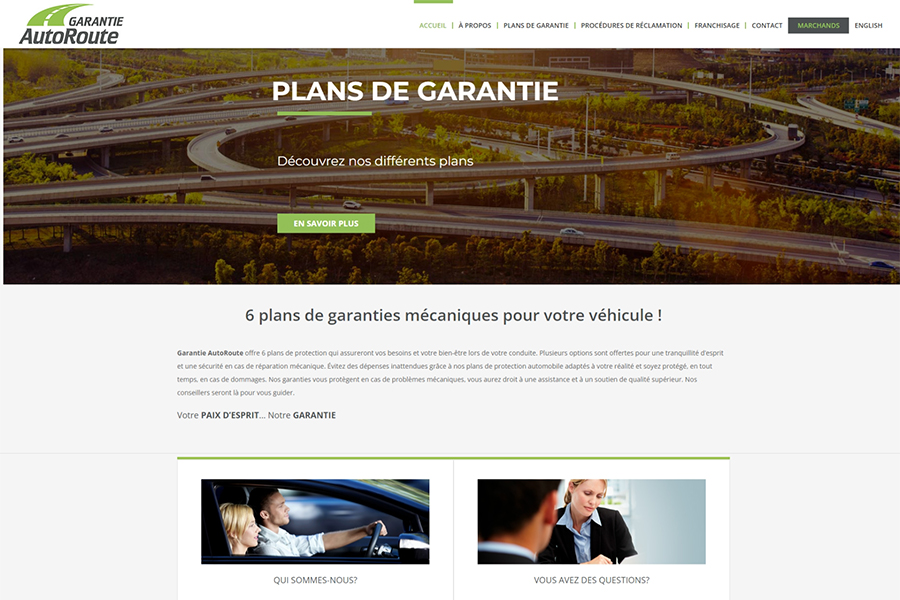 Garantie AutoRoute